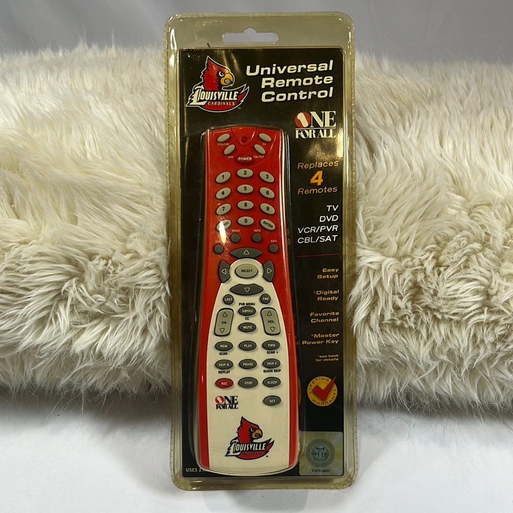 New In Package! Louisville Cardinals Universal Remote.